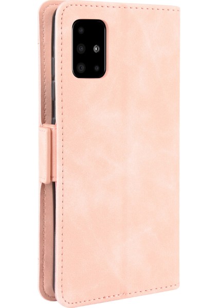 Ile Uyumlu Samsung Galaxy A51 5g Kredi Kartı Tutuculu Kickstand Koruyucu Cüzdan Kılıfı, Flip Folyo Kitap Pu Deri Darbeye Dayanıklı Kapak (Yurt Dışından)