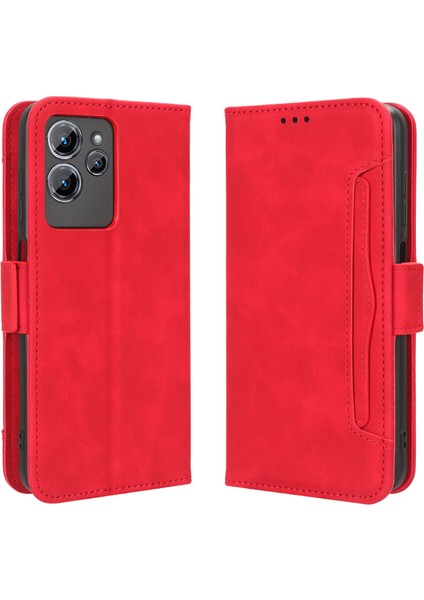 Ile Uyumlu Oukitel C32 Kredi Kartı Tutuculu Kickstand Koruyucu Cüzdan Kılıfı, Flip Folyo Kitap Pu Deri Darbeye Dayanıklı Kapak (Yurt Dışından)