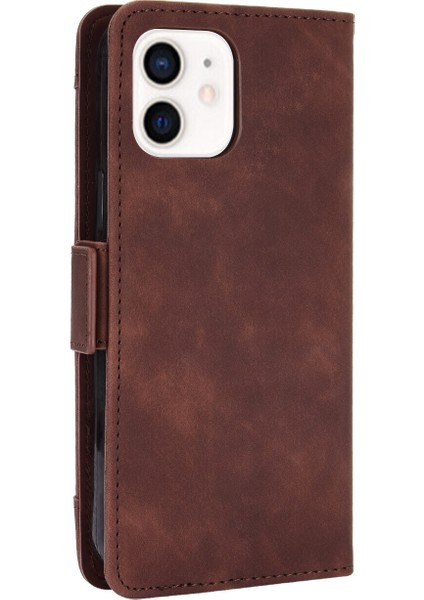 Ile Uyumlu iPhone 12 Kredi Kartı Tutuculu Kickstand Koruyucu Cüzdan Kılıfı, Flip Folyo Kitap Pu Deri Darbeye Dayanıklı Kapak (Yurt Dışından) indirimleri