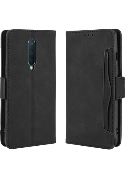 Ile Uyumlu Oneplus 8 Kredi Kartı Tutuculu Kickstand Koruyucu Cüzdan Kılıfı, Flip Folyo Kitap Pu Deri Darbeye Dayanıklı Kapak (Yurt Dışından)