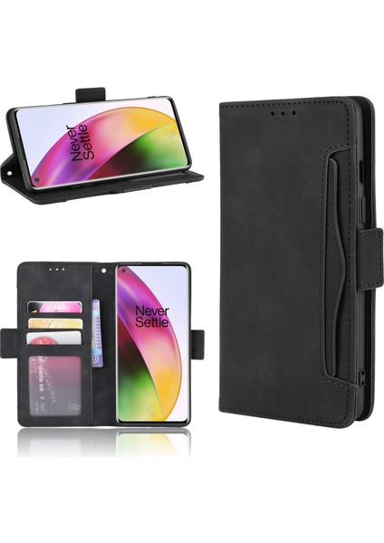 Ile Uyumlu Oneplus 8 Kredi Kartı Tutuculu Kickstand Koruyucu Cüzdan Kılıfı, Flip Folyo Kitap Pu Deri Darbeye Dayanıklı Kapak (Yurt Dışından) fırsatları