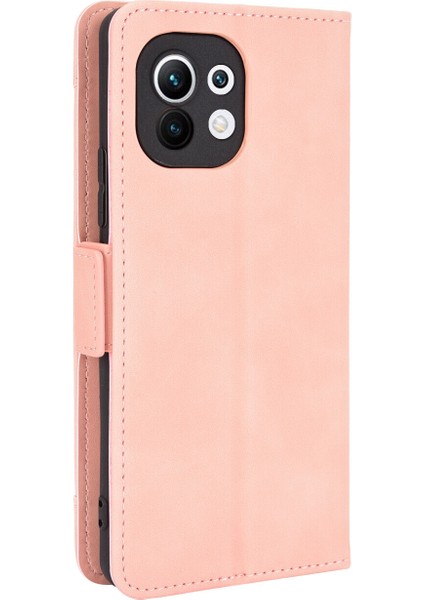 Ile Uyumlu Xiaomi Mi 11 Kredi Kartı Tutuculu Kickstand Koruyucu Cüzdan Kılıfı, Flip Folyo Kitap Pu Deri Darbeye Dayanıklı Kapak (Yurt Dışından) indirimleri
