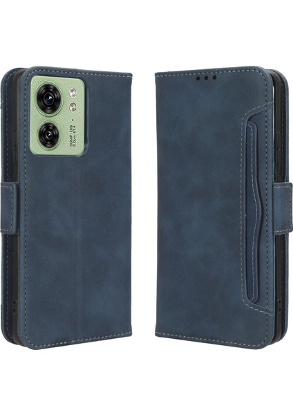 Ile Uyumlu Motorola Moto Edge 40 Kredi Kartı Tutuculu Kickstand Koruyucu Cüzdan Kılıfı, Flip Folyo Kitap Pu Deri Darbeye Dayanıklı Kapak (Yurt Dışından)