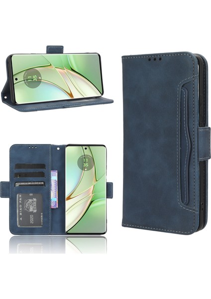 Ile Uyumlu Motorola Moto Edge 40 Kredi Kartı Tutuculu Kickstand Koruyucu Cüzdan Kılıfı, Flip Folyo Kitap Pu Deri Darbeye Dayanıklı Kapak (Yurt Dışından) fırsatları
