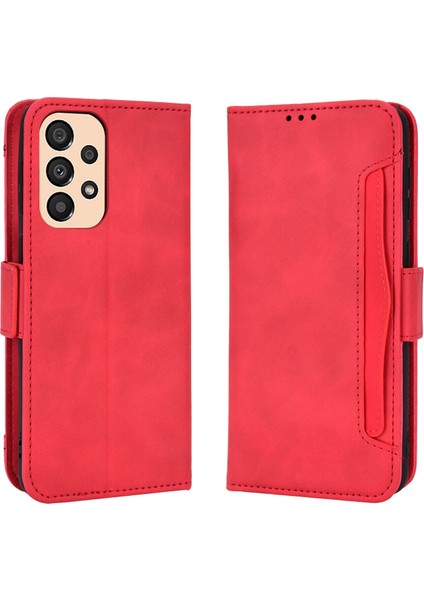 Ile Uyumlu Samsung Galaxy A33 5g Kredi Kartı Tutuculu Kickstand Koruyucu Cüzdan Kılıfı, Flip Folyo Kitap Pu Deri Darbeye Dayanıklı Kapak (Yurt Dışından)