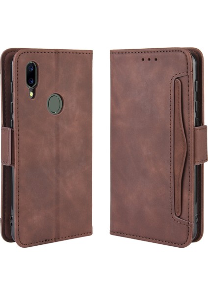 Ile Uyumlu Umidigi A3S Kredi Kartı Tutuculu Kickstand Koruyucu Cüzdan Kılıfı, Flip Folyo Kitap Pu Deri Darbeye Dayanıklı Kapak (Yurt Dışından)
