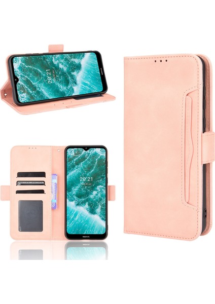 Ile Uyumlu Nokia C30 Kredi Kartı Tutuculu Kickstand Koruyucu Cüzdan Kılıfı, Flip Folyo Kitap Pu Deri Darbeye Dayanıklı Kapak (Yurt Dışından) fırsatları