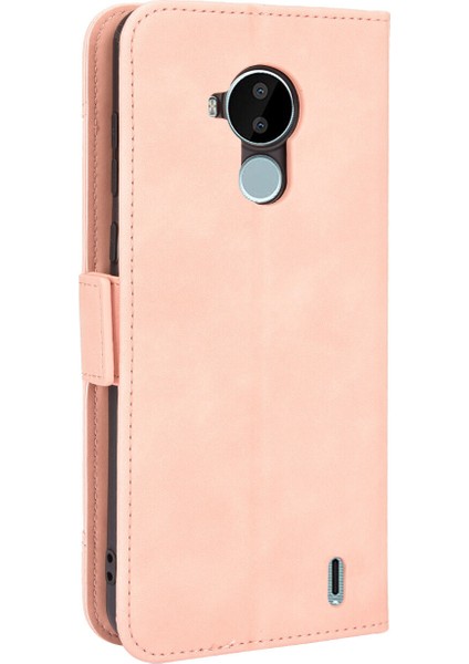 Ile Uyumlu Nokia C30 Kredi Kartı Tutuculu Kickstand Koruyucu Cüzdan Kılıfı, Flip Folyo Kitap Pu Deri Darbeye Dayanıklı Kapak (Yurt Dışından) indirimleri
