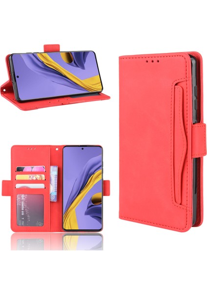 Ile Uyumlu Samsung Galaxy A51 5g Kredi Kartı Tutuculu Kickstand Koruyucu Cüzdan Kılıfı, Flip Folyo Kitap Pu Deri Darbeye Dayanıklı Kapak (Yurt Dışından) fırsatları