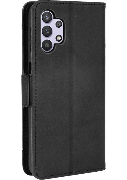 Ile Uyumlu Samsung Galaxy A32 5g Kredi Kartı Tutuculu Kickstand Koruyucu Cüzdan Kılıfı, Flip Folyo Kitap Pu Deri Darbeye Dayanıklı Kapak (Yurt Dışından) indirimleri