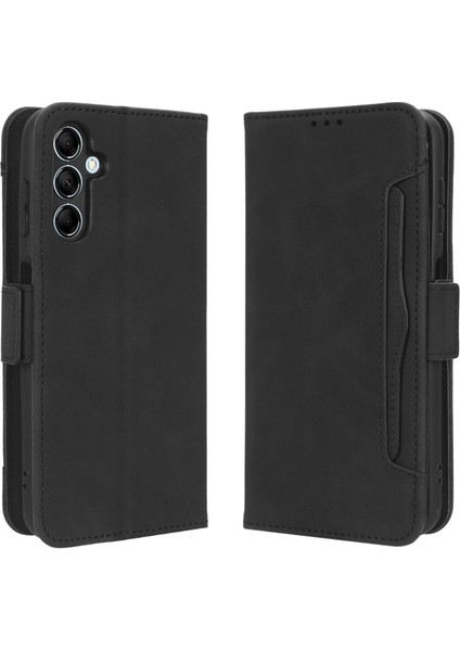 Ile Uyumlu Samsung Galaxy M14 5g Kredi Kartı Tutuculu Kickstand Koruyucu Cüzdan Kılıfı, Flip Folyo Kitap Pu Deri Darbeye Dayanıklı Kapak (Yurt Dışından)