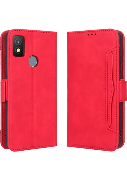 Ile Uyumlu Cricket Icon 4 Kredi Kartı Tutuculu Kickstand Koruyucu Cüzdan Kılıfı, Flip Folyo Kitap Pu Deri Darbeye Dayanıklı Kapak (Yurt Dışından)
