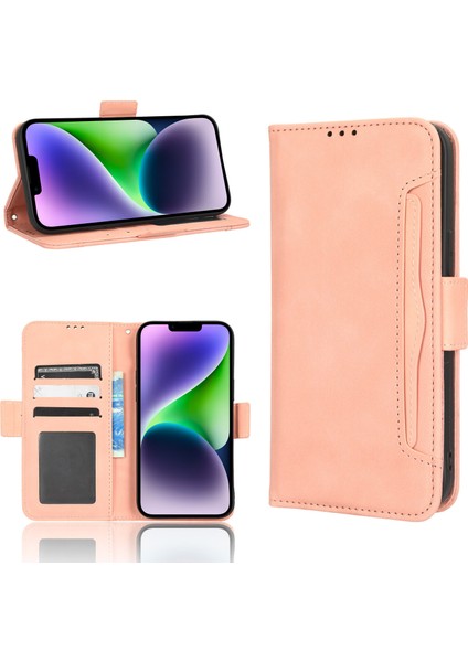 Ile Uyumlu iPhone 15 Plus Kredi Kartı Tutuculu Kickstand Koruyucu Cüzdan Kılıfı, Flip Folyo Kitap Pu Deri Darbeye Dayanıklı Kapak (Yurt Dışından) indirimleri