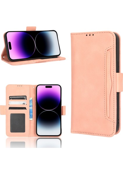 Ile Uyumlu iPhone 14 Pro Kredi Kartı Tutuculu Kickstand Koruyucu Cüzdan Kılıfı, Flip Folyo Kitap Pu Deri Darbeye Dayanıklı Kapak (Yurt Dışından) fırsatları