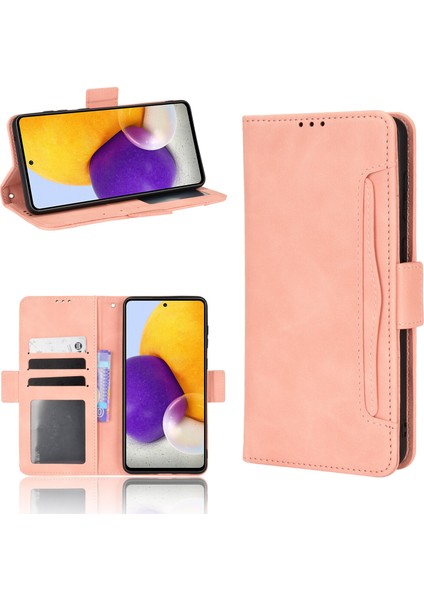 Ile Uyumlu Samsung Galaxy A73 5g Kredi Kartı Tutuculu Kickstand Koruyucu Cüzdan Kılıfı, Flip Folyo Kitap Pu Deri Darbeye Dayanıklı Kapak (Yurt Dışından) fırsatları