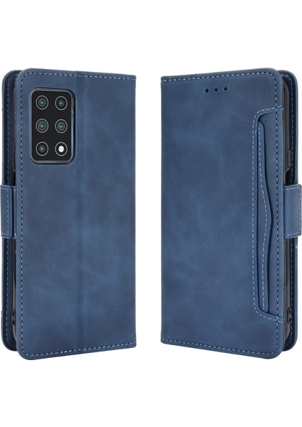 Ile Uyumlu Cubot X30 Kredi Kartı Tutuculu Kickstand Koruyucu Cüzdan Kılıfı, Flip Folyo Kitap Pu Deri Darbeye Dayanıklı Kapak (Yurt Dışından)