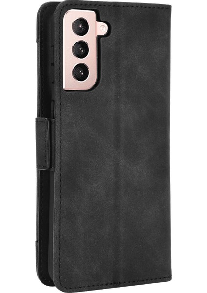 Ile Uyumlu Samsung Galaxy S21 Plus Kredi Kartı Tutuculu Kickstand Koruyucu Cüzdan Kılıfı, Flip Folyo Kitap Pu Deri Darbeye Dayanıklı Kapak (Yurt Dışından) indirimleri
