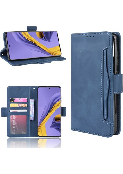 Ile Uyumlu Samsung Galaxy A51 5g Kredi Kartı Tutuculu Kickstand Koruyucu Cüzdan Kılıfı, Flip Folyo Kitap Pu Deri Darbeye Dayanıklı Kapak (Yurt Dışından) fırsatları