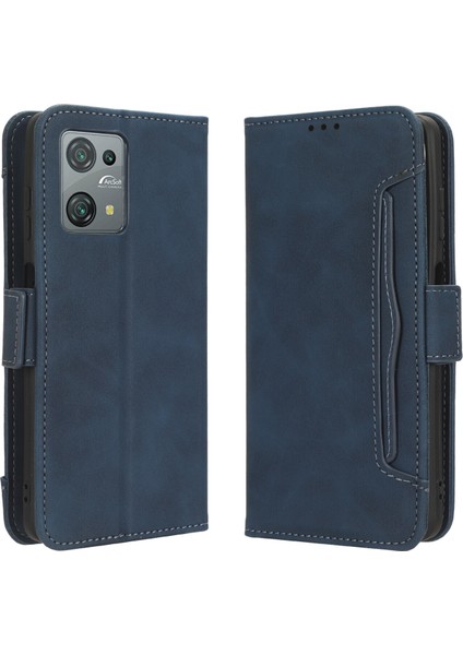 Ile Uyumlu Blackview Oscal C30/C30 Pro Kredi Kartı Tutuculu Kickstand Koruyucu Cüzdan Kılıfı, Flip Folyo Kitap Pu Deri Darbeye Dayanıklı Kapak (Yurt Dışından)