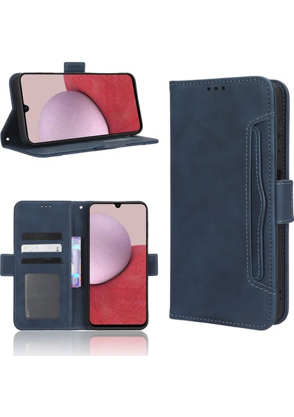Ile Uyumlu Samsung Galaxy A14 4g Kredi Kartı Tutuculu Kickstand Koruyucu Cüzdan Kılıfı, Flip Folyo Kitap Pu Deri Darbeye Dayanıklı Kapak (Yurt Dışından)