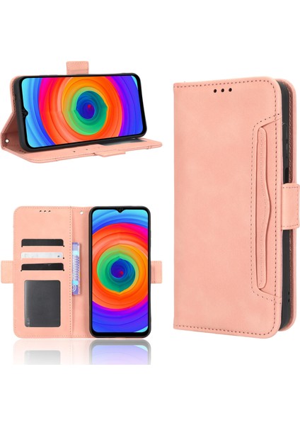 Ile Uyumlu Ulefone Note 14 Kredi Kartı Tutuculu Kickstand Koruyucu Cüzdan Kılıfı, Flip Folyo Kitap Pu Deri Darbeye Dayanıklı Kapak (Yurt Dışından)