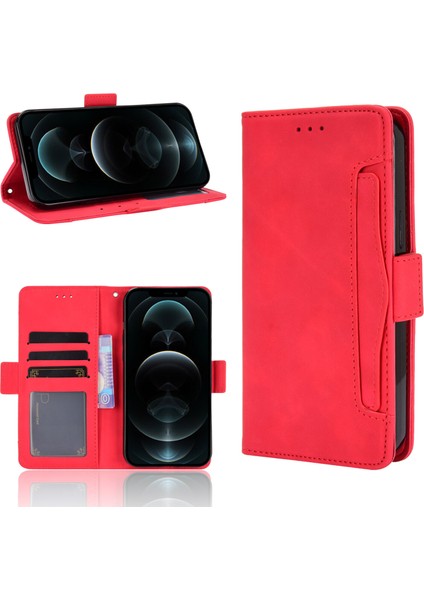 Ile Uyumlu iPhone 12 Pro Max Kredi Kartı Tutuculu Kickstand Koruyucu Cüzdan Kılıfı, Flip Folyo Kitap Pu Deri Darbeye Dayanıklı Kapak (Yurt Dışından) indirimleri