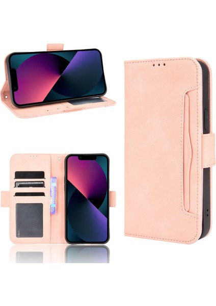 Ile Uyumlu iPhone 13 Mini Kredi Kartı Tutuculu Kickstand Koruyucu Cüzdan Kılıfı, Flip Folyo Kitap Pu Deri Darbeye Dayanıklı Kapak (Yurt Dışından) fırsatları