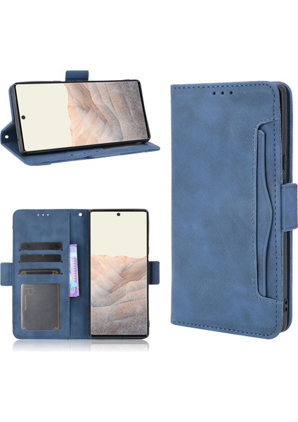 Ile Uyumlu Google Pixel 6 Kredi Kartı Tutuculu Kickstand Koruyucu Cüzdan Kılıfı, Flip Folyo Kitap Pu Deri Darbeye Dayanıklı Kapak (Yurt Dışından) fırsatları