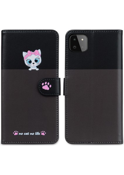 Uyumlu Samsung Galaxy A22 5g Sevimli Hayvan Desenli Kart Yuvalı Cüzdan Kılıfı (Yurt Dışından) indirimleri