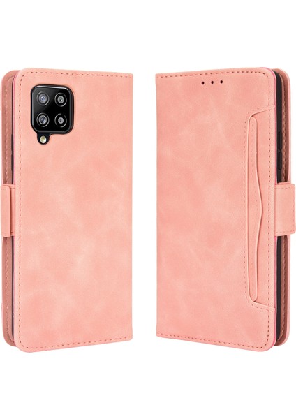 Ile Uyumlu Samsung Galaxy A42 5g Kredi Kartı Tutuculu Kickstand Koruyucu Cüzdan Kılıfı, Flip Folyo Kitap Pu Deri Darbeye Dayanıklı Kapak (Yurt Dışından)
