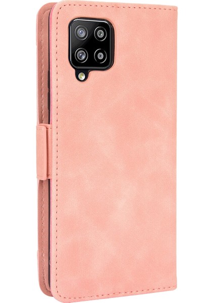 Ile Uyumlu Samsung Galaxy A42 5g Kredi Kartı Tutuculu Kickstand Koruyucu Cüzdan Kılıfı, Flip Folyo Kitap Pu Deri Darbeye Dayanıklı Kapak (Yurt Dışından)