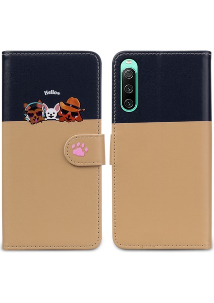 Uyumlu Sony Xperia 10 Iv Sevimli Hayvan Desenli Kart Yuvalı Cüzdan Kılıfı (Yurt Dışından) indirimleri