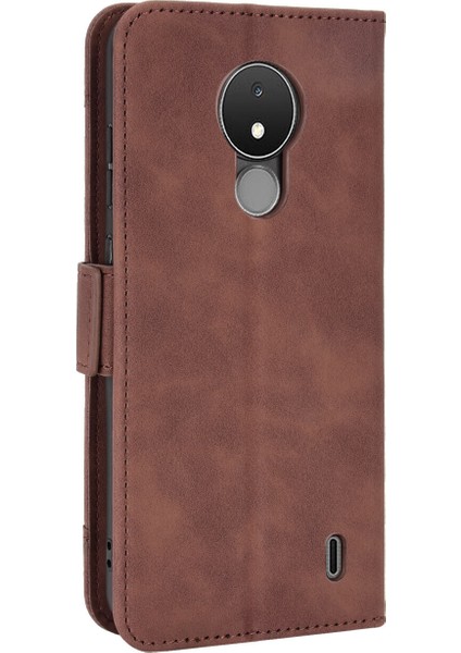 Ile Uyumlu Nokia C21 Kredi Kartı Tutuculu Kickstand Koruyucu Cüzdan Kılıfı, Flip Folyo Kitap Pu Deri Darbeye Dayanıklı Kapak (Yurt Dışından) indirimleri