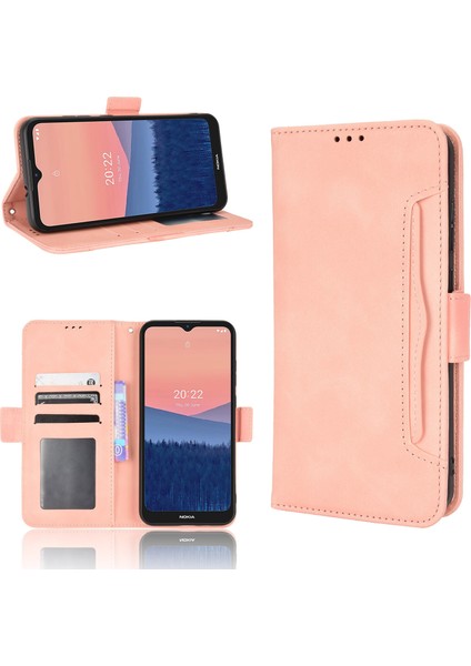 Ile Uyumlu Nokia C21 Kredi Kartı Tutuculu Kickstand Koruyucu Cüzdan Kılıfı, Flip Folyo Kitap Pu Deri Darbeye Dayanıklı Kapak (Yurt Dışından) fırsatları