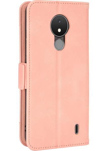 Ile Uyumlu Nokia C21 Kredi Kartı Tutuculu Kickstand Koruyucu Cüzdan Kılıfı, Flip Folyo Kitap Pu Deri Darbeye Dayanıklı Kapak (Yurt Dışından) indirimleri