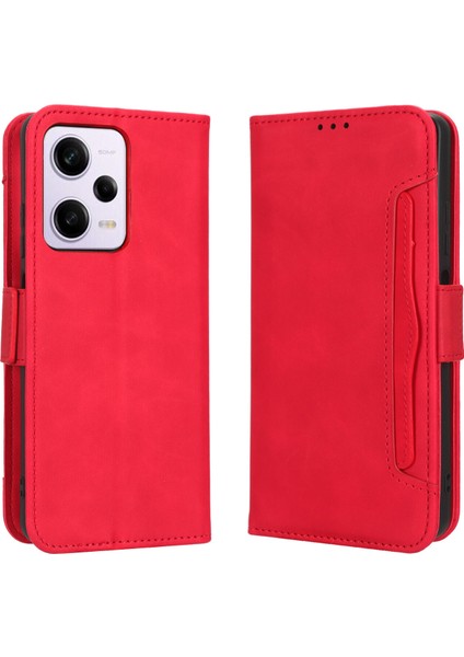 Ile Uyumlu Xiaomi Redmi Note 12 Pro Plus Kredi Kartı Tutuculu Kickstand Koruyucu Cüzdan Kılıfı, Flip Folyo Kitap Pu Deri Darbeye Dayanıklı Kapak (Yurt Dışından)