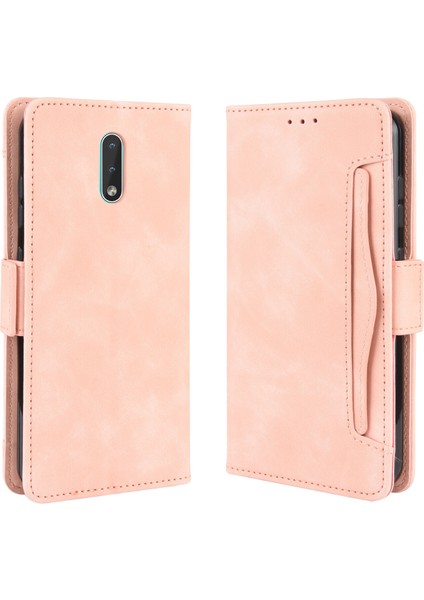 Ile Uyumlu Nokia 2.3 Kredi Kartı Tutuculu Kickstand Koruyucu Cüzdan Kılıfı, Flip Folyo Kitap Pu Deri Darbeye Dayanıklı Kapak (Yurt Dışından) fiyatları