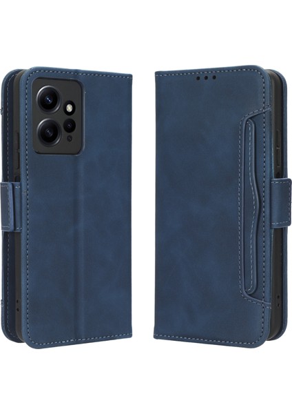 Ile Uyumlu Xiaomi Redmi Note 12 4g Kredi Kartı Tutuculu Kickstand Koruyucu Cüzdan Kılıfı, Flip Folyo Kitap Pu Deri Darbeye Dayanıklı Kapak (Yurt Dışından)