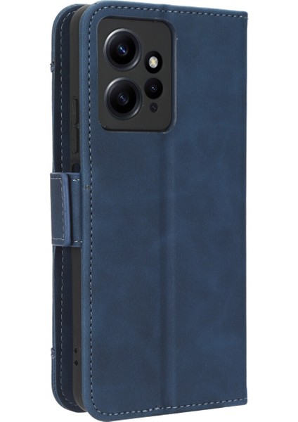 Ile Uyumlu Xiaomi Redmi Note 12 4g Kredi Kartı Tutuculu Kickstand Koruyucu Cüzdan Kılıfı, Flip Folyo Kitap Pu Deri Darbeye Dayanıklı Kapak (Yurt Dışından)