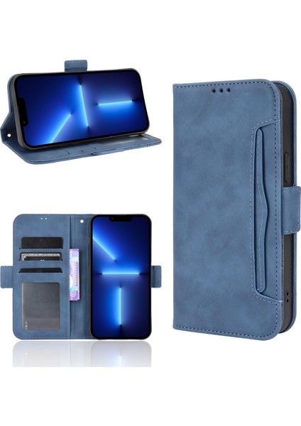 Ile Uyumlu iPhone 13 Pro Kredi Kartı Tutuculu Kickstand Koruyucu Cüzdan Kılıfı, Flip Folyo Kitap Pu Deri Darbeye Dayanıklı Kapak (Yurt Dışından) indirimleri