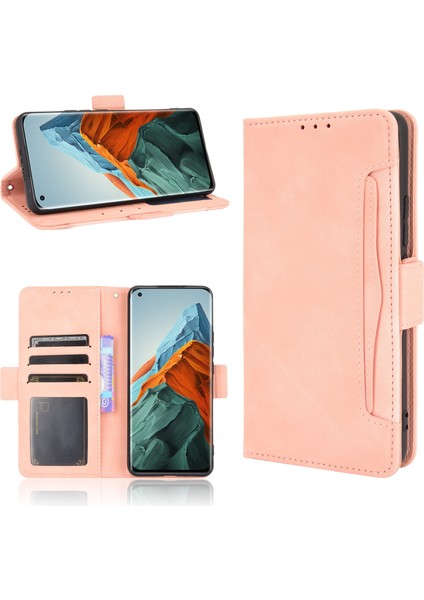 Ile Uyumlu Xiaomi Mi 11 Pro Kredi Kartı Tutuculu Kickstand Koruyucu Cüzdan Kılıfı, Flip Folyo Kitap Pu Deri Darbeye Dayanıklı Kapak (Yurt Dışından)