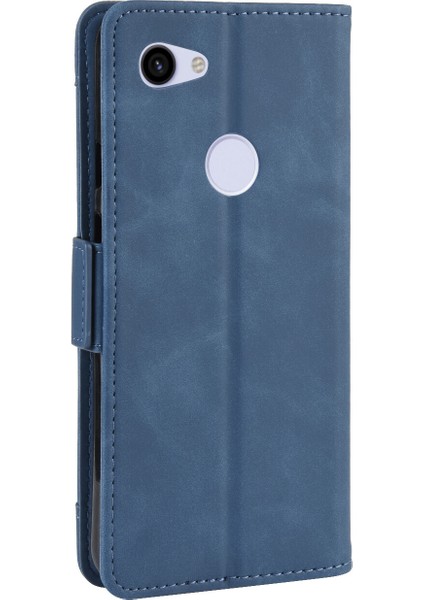 Ile Uyumlu Google Pixel 3A Xl Kredi Kartı Tutuculu Kickstand Koruyucu Cüzdan Kılıfı, Flip Folyo Kitap Pu Deri Darbeye Dayanıklı Kapak (Yurt Dışından)