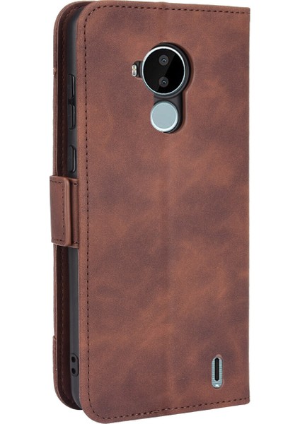 Ile Uyumlu Nokia C30 Kredi Kartı Tutuculu Kickstand Koruyucu Cüzdan Kılıfı, Flip Folyo Kitap Pu Deri Darbeye Dayanıklı Kapak (Yurt Dışından) indirimleri