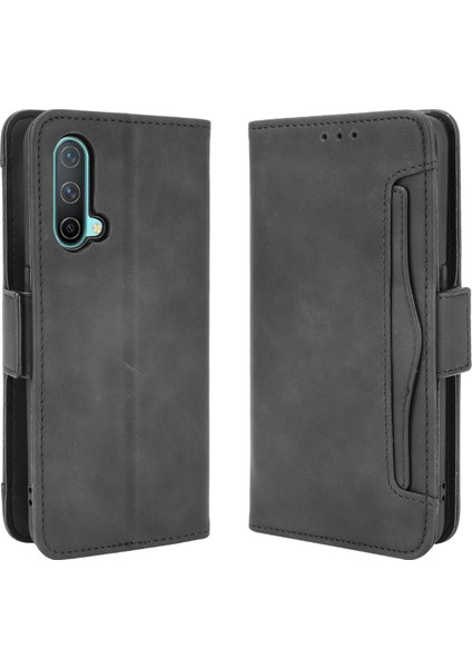 Ile Uyumlu Oneplus Nord Ce 5g Kredi Kartı Tutuculu Kickstand Koruyucu Cüzdan Kılıfı, Flip Folyo Kitap Pu Deri Darbeye Dayanıklı Kapak (Yurt Dışından)