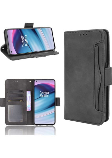 Ile Uyumlu Oneplus Nord Ce 5g Kredi Kartı Tutuculu Kickstand Koruyucu Cüzdan Kılıfı, Flip Folyo Kitap Pu Deri Darbeye Dayanıklı Kapak (Yurt Dışından) fırsatları