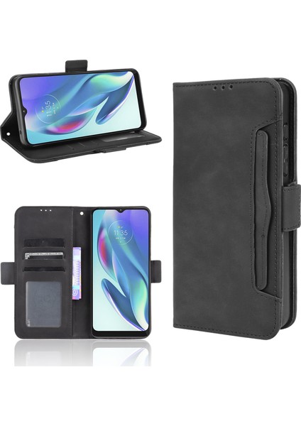 Ile Uyumlu Motorola Moto G50 5g Kredi Kartı Tutuculu Kickstand Koruyucu Cüzdan Kılıfı, Flip Folyo Kitap Pu Deri Darbeye Dayanıklı Kapak (Yurt Dışından) fırsatları