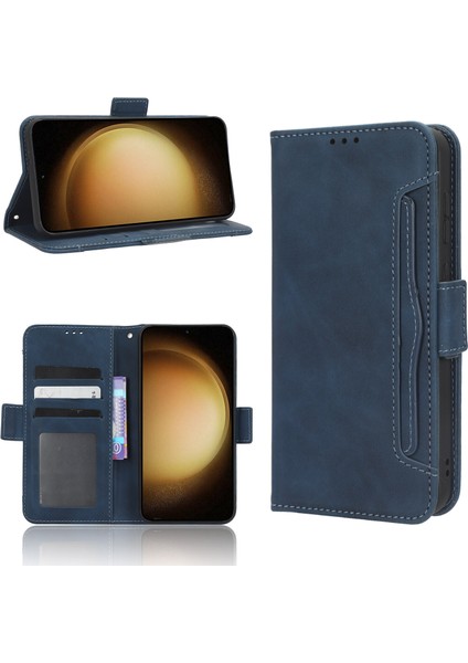 Ile Uyumlu Samsung Galaxy S23 Kredi Kartı Tutuculu Kickstand Koruyucu Cüzdan Kılıfı, Flip Folyo Kitap Pu Deri Darbeye Dayanıklı Kapak (Yurt Dışından) fırsatları