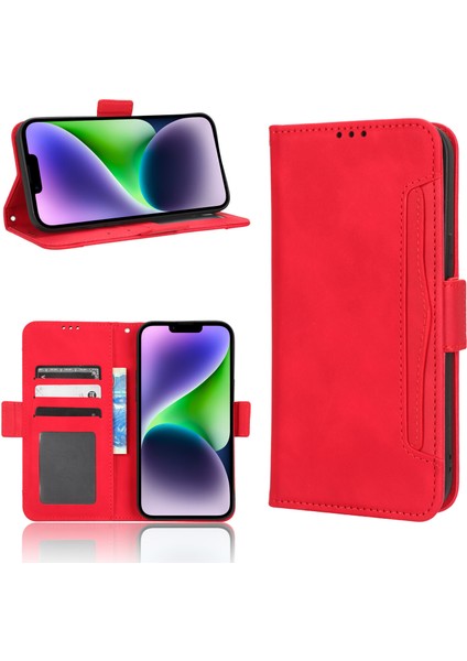 Ile Uyumlu iPhone 14 Plus Kredi Kartı Tutuculu Kickstand Koruyucu Cüzdan Kılıfı, Flip Folyo Kitap Pu Deri Darbeye Dayanıklı Kapak (Yurt Dışından) indirimleri