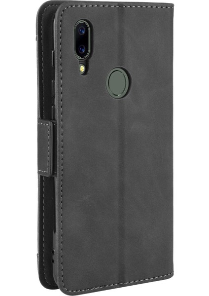 Ile Uyumlu Umidigi A3S Kredi Kartı Tutuculu Kickstand Koruyucu Cüzdan Kılıfı, Flip Folyo Kitap Pu Deri Darbeye Dayanıklı Kapak (Yurt Dışından)