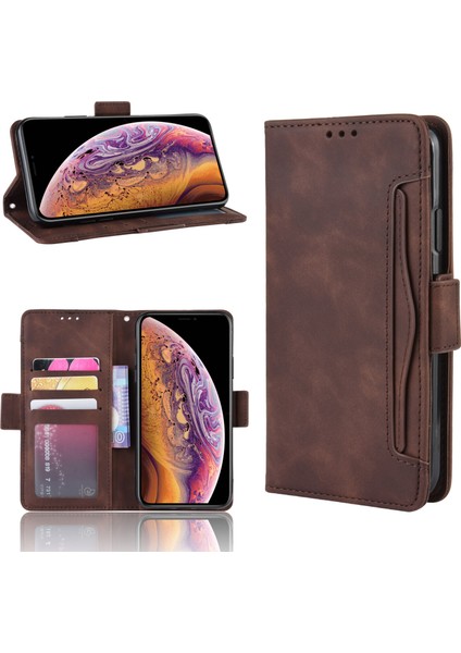 Ile Uyumlu iPhone 11 Pro Max Kredi Kartı Tutuculu Kickstand Koruyucu Cüzdan Kılıfı, Flip Folyo Kitap Pu Deri Darbeye Dayanıklı Kapak (Yurt Dışından) indirimleri